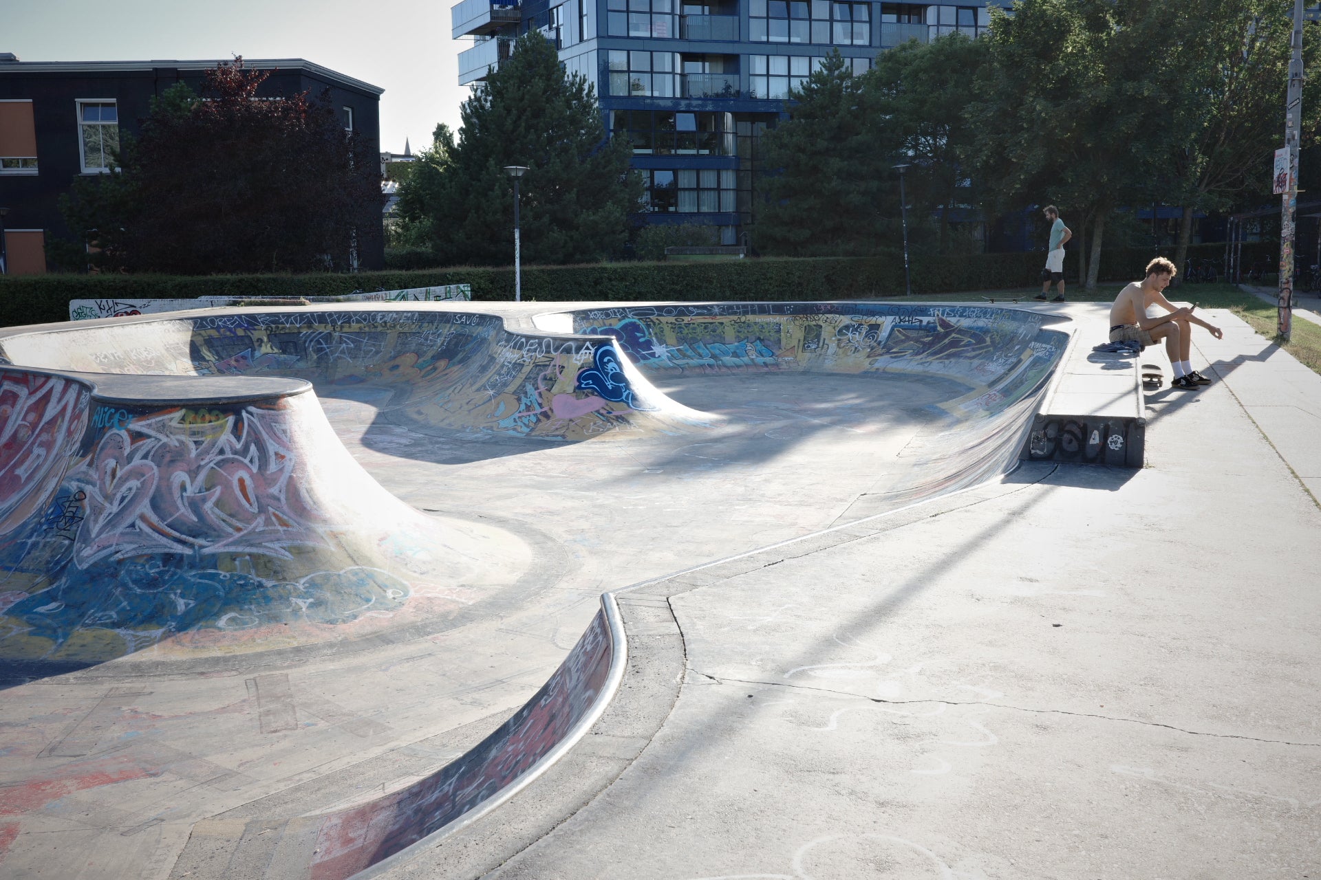 Skatespots in Utrecht Griftpark Bowl by Noble Goods Co.