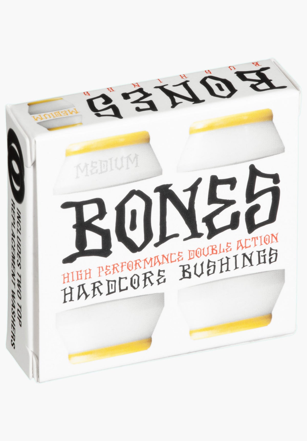Box of Bones high performance double action hardcore bushings on a white background
