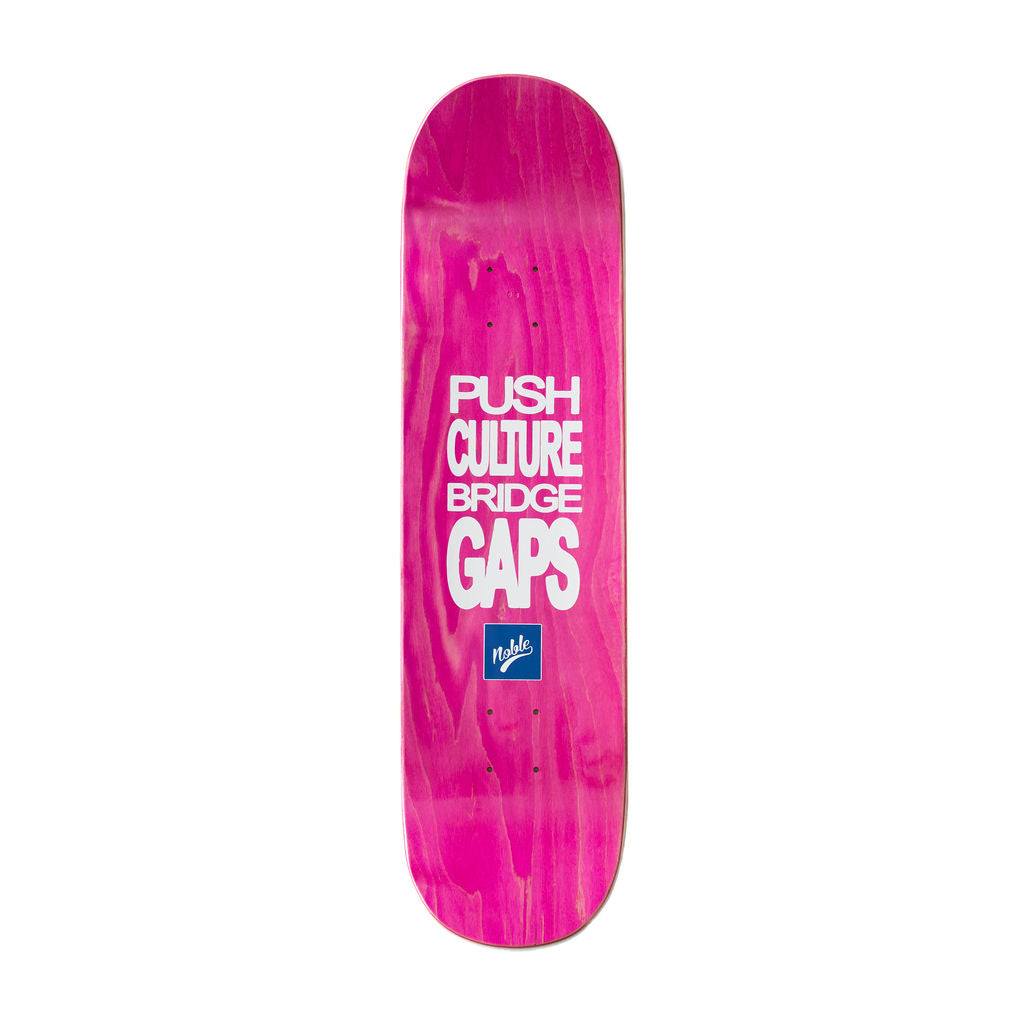 Noble 3D Logo Skateboard - Blue