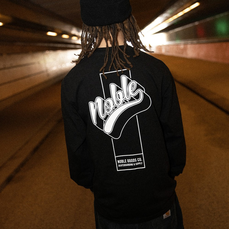 Skateboarding & Supply Tee Longsleeve - Black